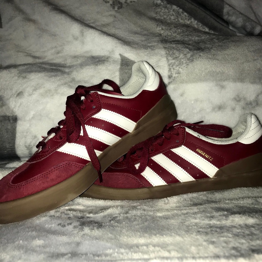 A Maroon Adidas Busenitz